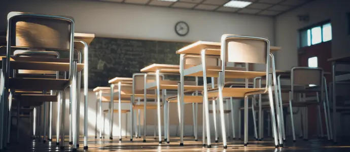 Empty classroom