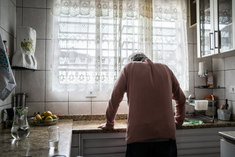 man in military housing with toxic mold
